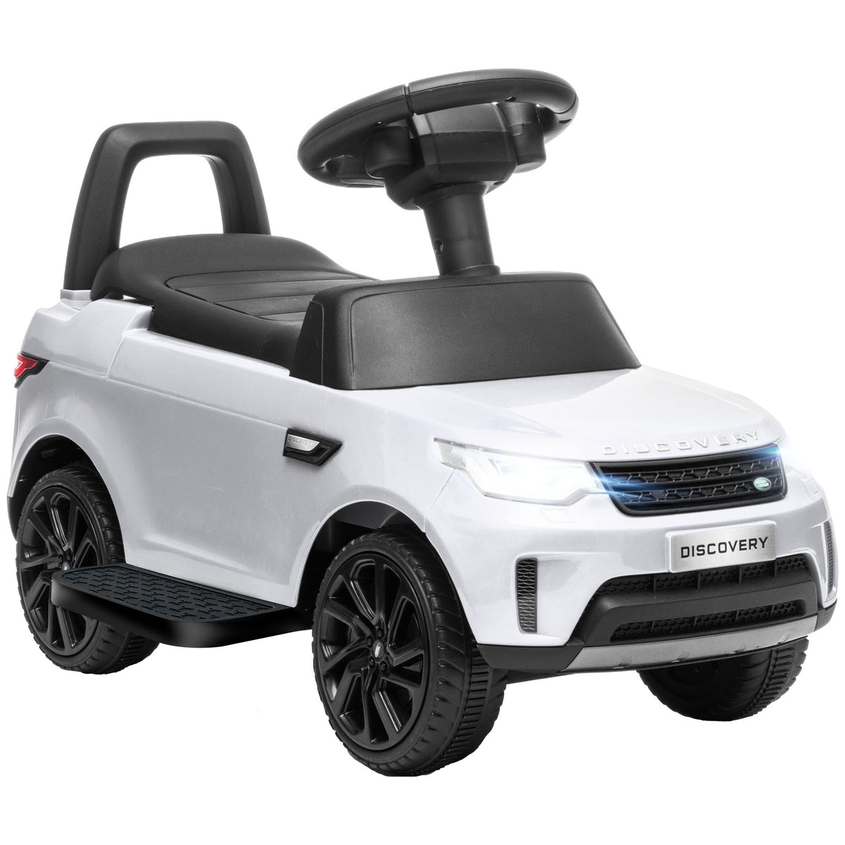 Elektro Kinderauto 6V, Land Rover, Fahr-/Schiebemodus, Scheinwerfer, Musik, Wei?