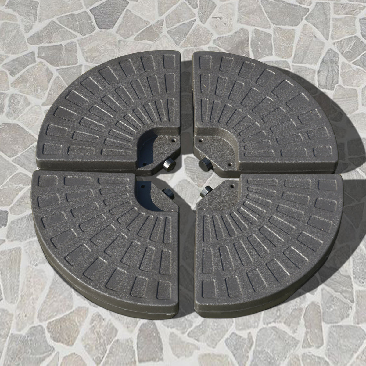 Set of 4 Fillable Parasol Weights - 100kg