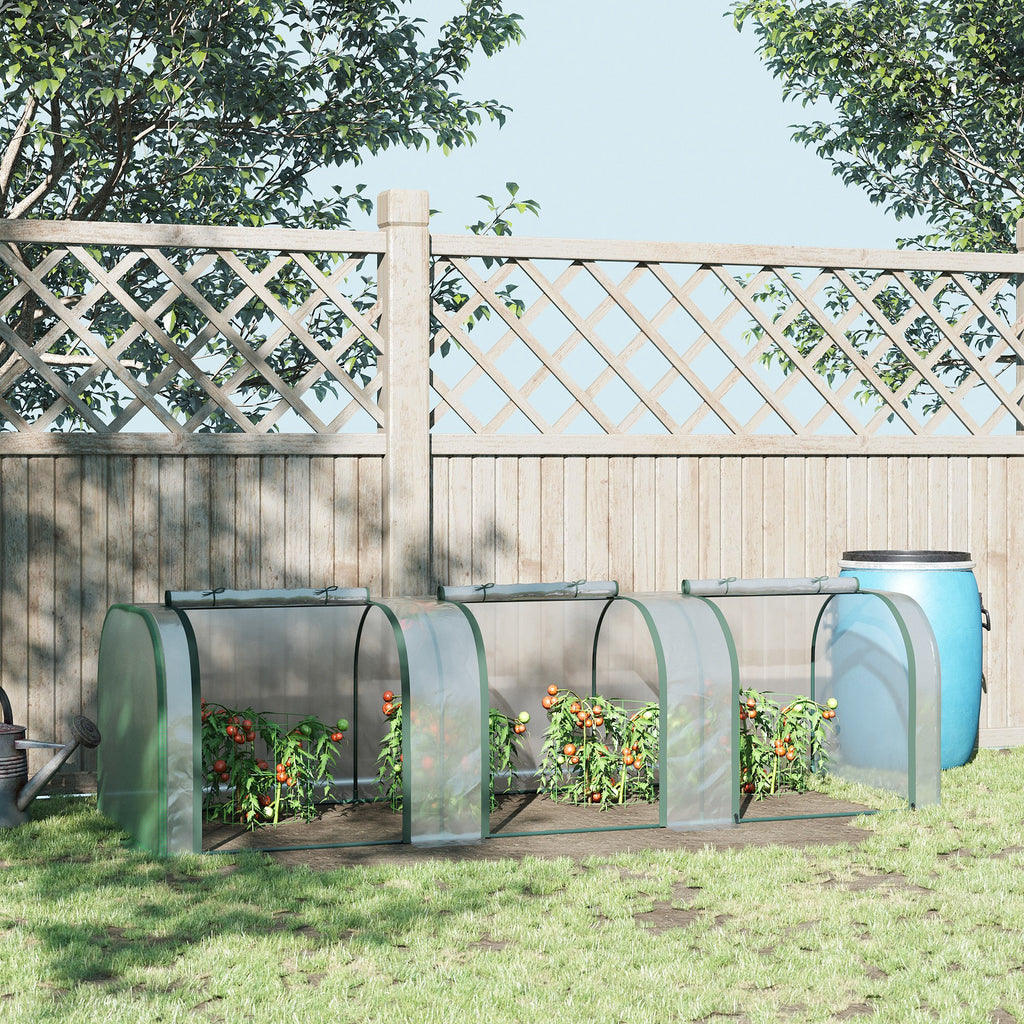 295 x 100 cm Low Tunnel Greenhouse - Clear