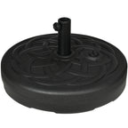 Schirmbasis, Sonnenschirmst?nder aus Kunststoff und Metall, mit Wasser und Sand bef¨¹llbar, ?56 x 30,5H cm, Schwarz