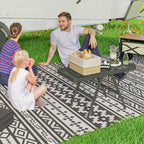 3 ft Folding Camping Table w/ Adjustable Heights, Portable Lightweight Outdoor Folding Picnic Table with Metal Mesh Desktop & Aluminium Legs for Picnic, Garden, Party, Black