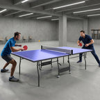 Tischtennisplatte klappbar Standard Tischtennistisch inklusive Tischtennisnetz 3 B?lle 12mm Tischplatte