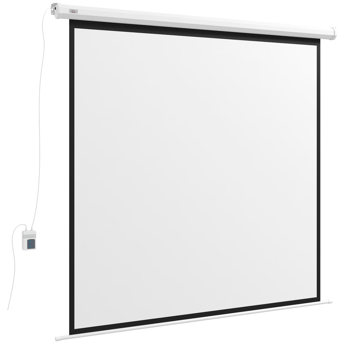Beamer-Leinwand, 1:1 Format, Fernbedienung, 172 x 172 cm (96 Zoll), Wei?