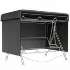 Gartenmöbelabdeckung Abdeckung Schutzhülle für Outdoor-Möbel, 215 cm x 155 cm x 150 cm, Schwarz
