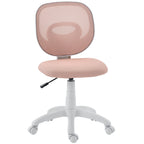 B¨¹rostuhl Ergonomischer Schreibtischstuhl mit C-f?rmiger R¨¹ckenst¨¹tze, H?henverstellbar Rosa