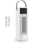 Turmventilator für das Schlafzimmer, 40 cm Tischventilator mit Nebelfunktion, 3 Geschwindigkeiten, 90° Oszillation Timer