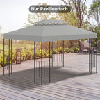 Gazebo Roof Replacement, for 3 x 4m Frames - Light Grey