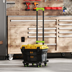 Sackkarre klappbar Metall Transportkarre mit R?der verstellbarem Griff 49 x 35 x 102 cm Gr¨¹n
