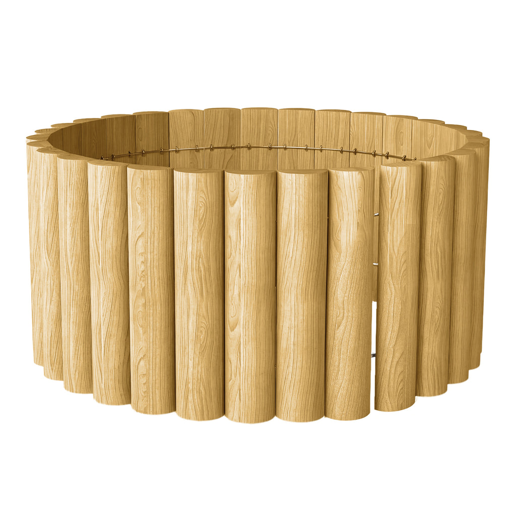 Gartenzaun Zaun aus Holz 176 cm x 30 cm Zaunelemente Hundezaun für Garten Blumenbeete Tierbarriere