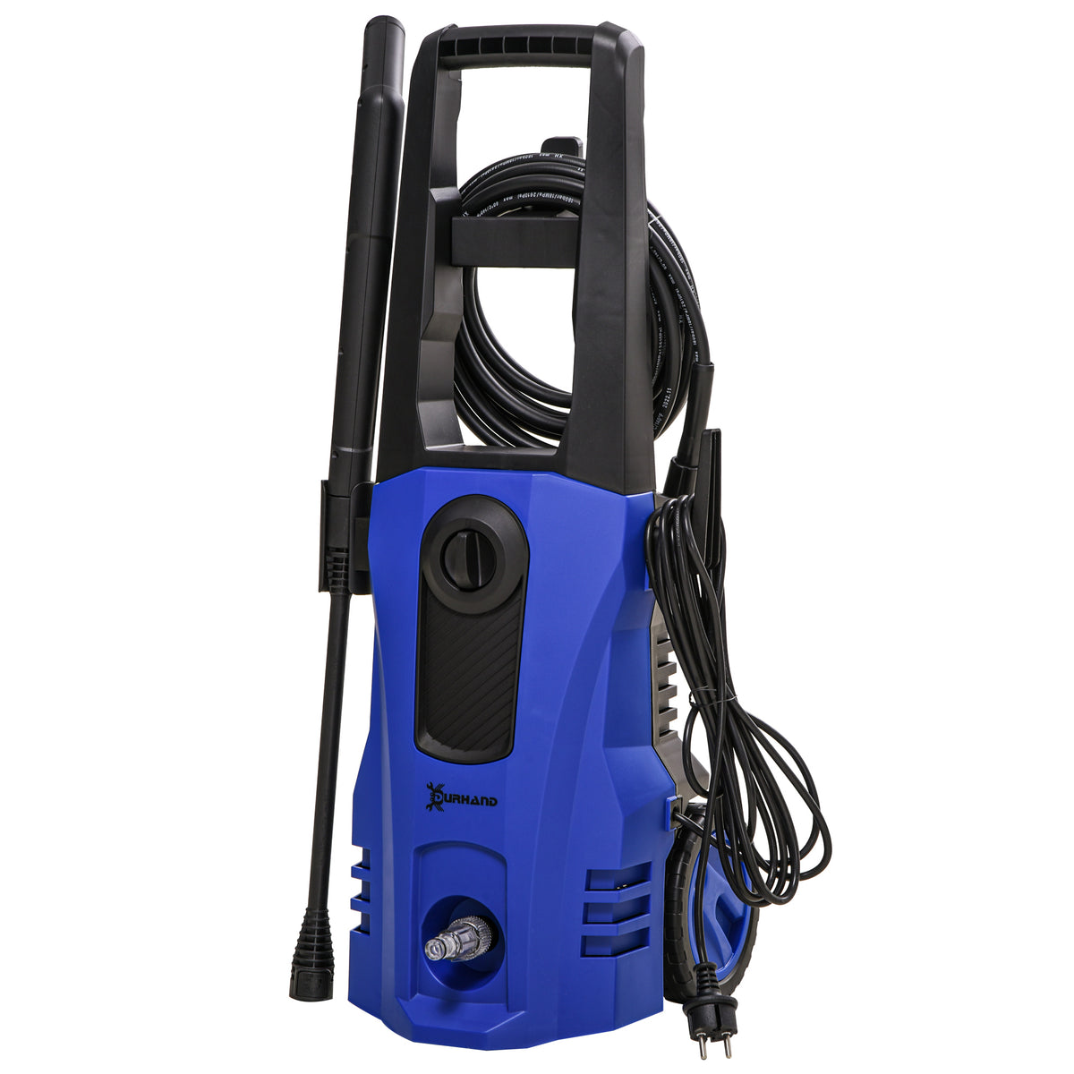 Hochdruckreiniger Druckreiniger 5-tlg. Zubeh?r, verstellbare Spritzd¨¹se, 150 bar Druck, 1800 W, max. 510 l/h, 35x27x78cm
