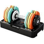 Verstellbare Hantel, 5 kg/10 kg/15 kg/20 kg/25 kg Platzsparende Hanteln mit rutschfestem Griff