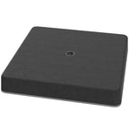 Basisgewichte f¨¹r Sonnenschirmst?nder, Wasserdicht, mit Sand bef¨¹llbar, Kunststoff, 89L x 89B x 10,5H cm, Schwarz