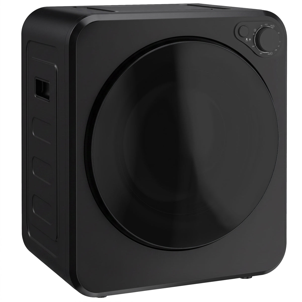 Mini Wäschetrockner 4 kg 5 Programme 800W/400W Freistehend Schwarz
