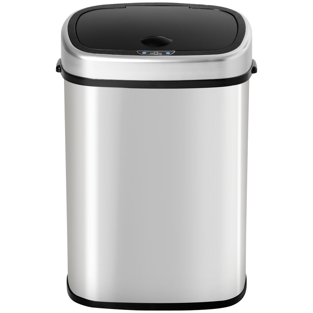Stainless Steel Kitchen Sensor Dustbin Automatic Touchless Rubbish Garbage Waste Bin 48L Silver