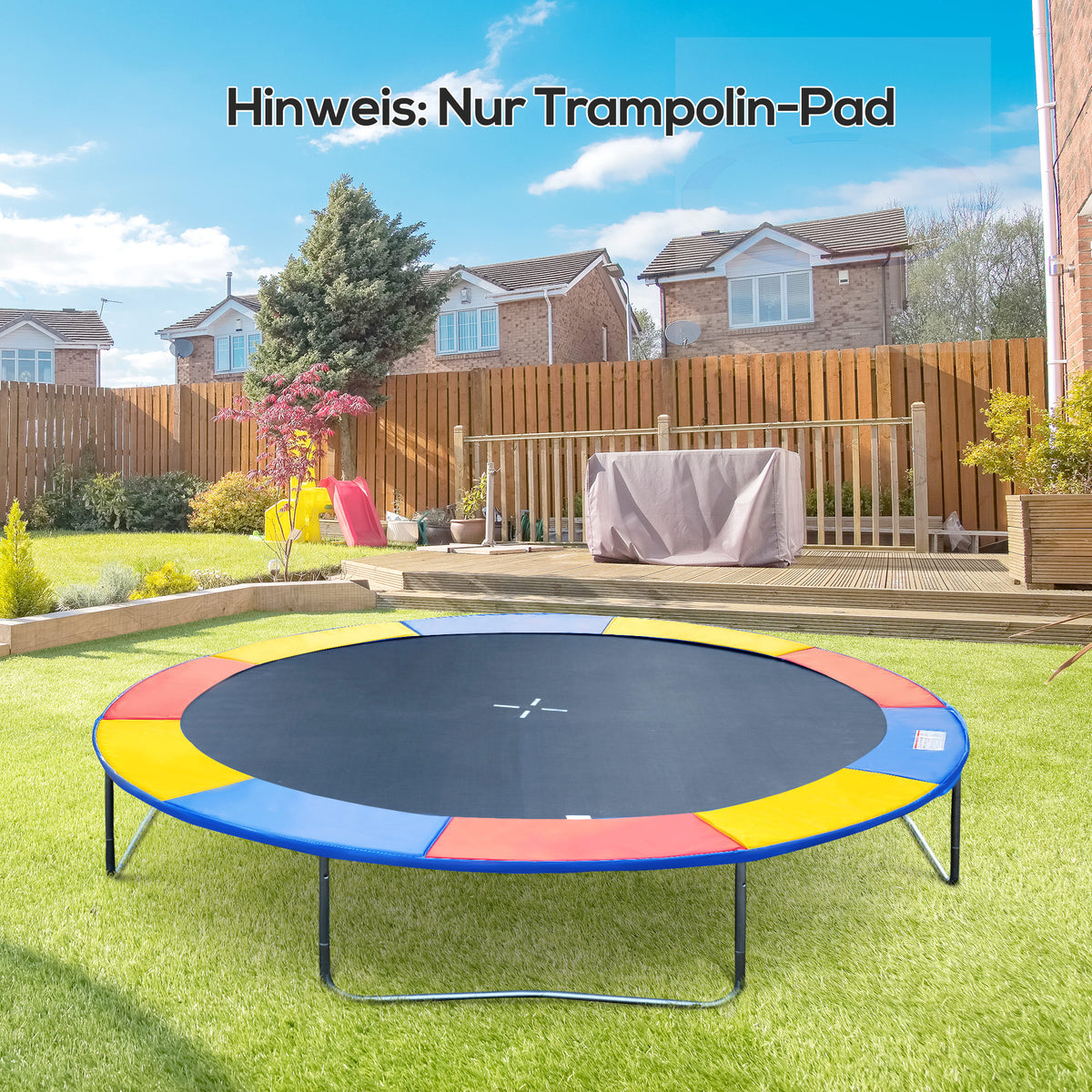 8ft Trampoline Pads Safety Enclosure Pad Φ244cm Pading Pads NEW - Mutli Coloured
