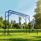 Klettergerüst Outdoor Kletterturm mit Turnstange Klimmzugstange für 3-8 Jahre Kinder bis 150kg 250x190x180 cm Schwarz