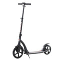 Roller Tretroller Kickscooter Klapproller, klappbar, Stoßdämpfer, ab 14 Jahren, Schwarz