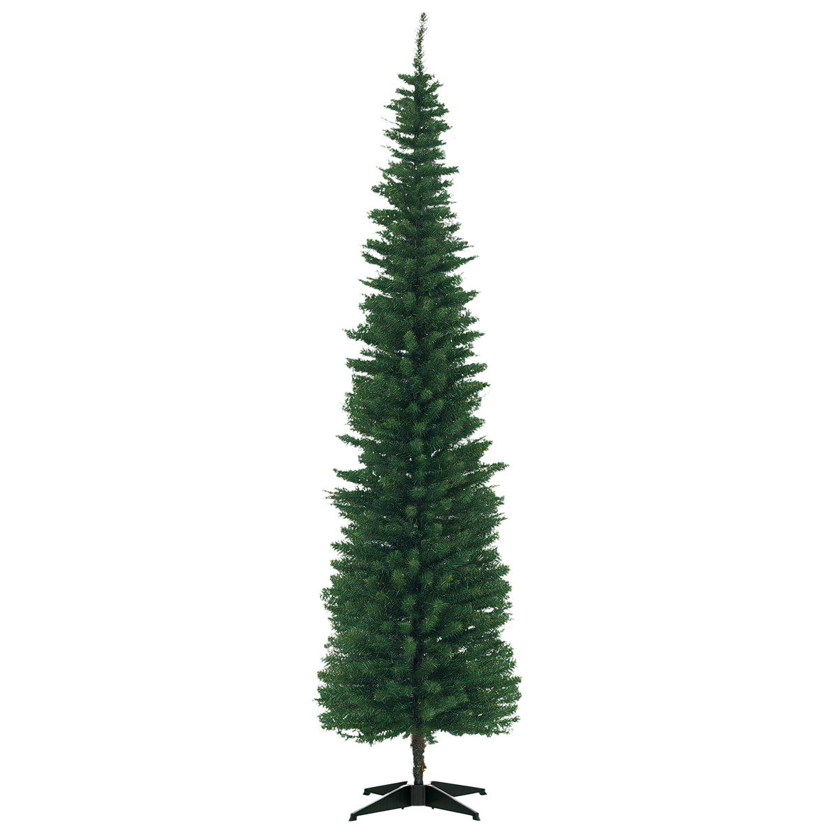Weihnachtsbaum künstliche Künstliche Tanne Christbaum, inkl Ständer Weihnachtsstern 2,1 m, Grün