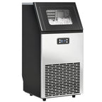 Kommerzielle Eiswürfelmaschine 45 kg/24H Eismaschine mit 11 kg Speicher, LCD-Anzeige für Restaurant
