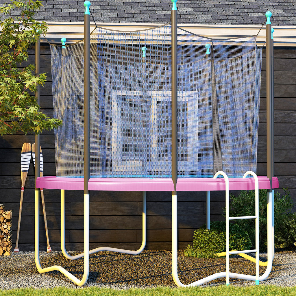 Ersatz-Randabdeckung für Trampoline, wasserfest, reißfest, Ø305 cm, Rosa
