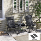 2er Set Auflage für Sonnenliege Wasserabweisend Liegenauflage für Gartenliege Polsterauflage 50x116x5 cm, Dunkelgrau