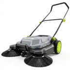 Kehrmaschine manuell 68 cm Kehrbreite 24 L Schmutzbehälter