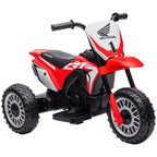 Elektro Kindermotorrad Honda, 3 km/h, Soundeffekte, f¨¹r 18-36 Monate, Rot