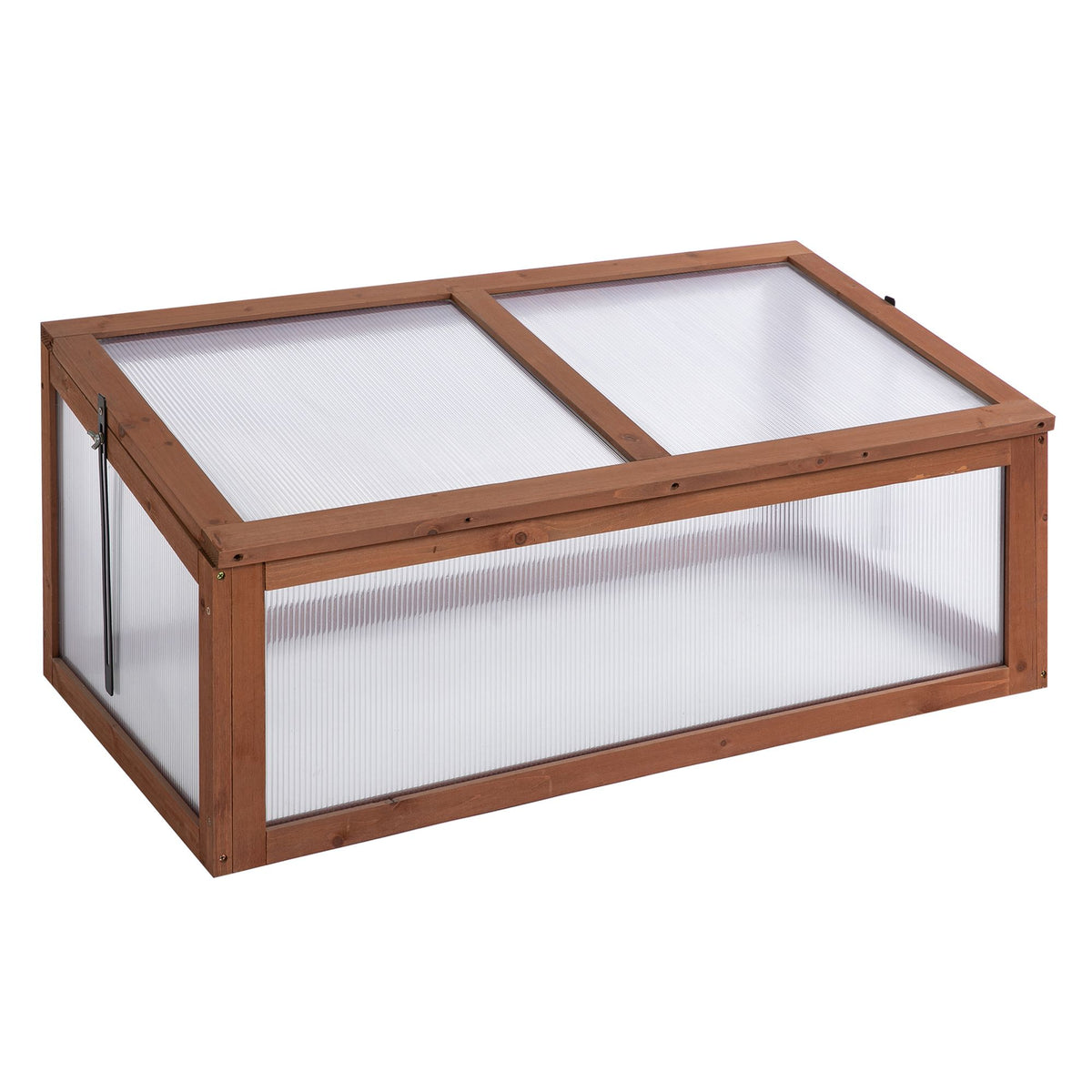Mini-Gewächshaus, Kleines Gewächshaus für den Garten, mit PC-Platten, Gute Lichtdurchlässigkeit, 100L x 65B x 40H cm