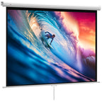 Beamer Leinwand 171 x 128 cm 84 Zoll 4:3 HD 4K Projektionsleinwand Kunststoff, Metall Heimkino