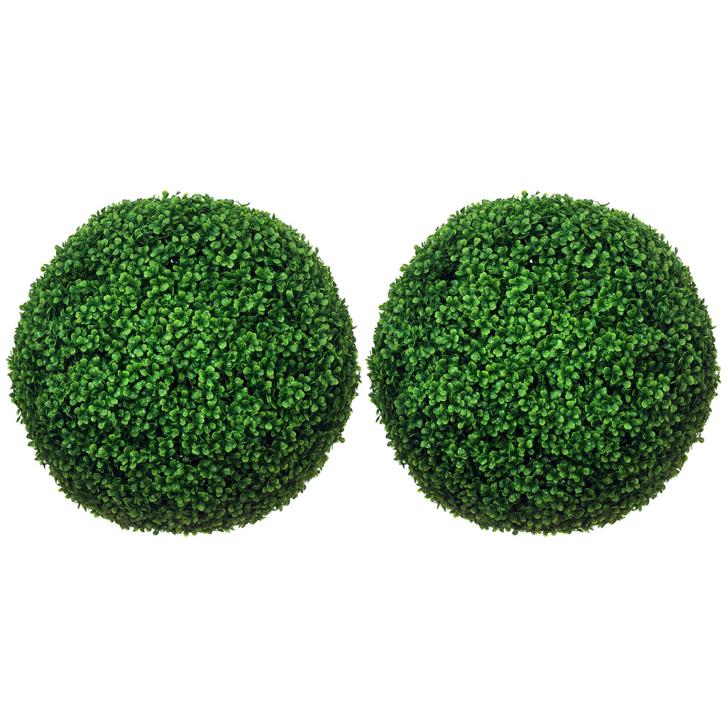 2er-Set Buchsbaumkugel, K¨¹nstliche Pflanzen, Zimmerpflanze mit UV-Schutz, Deko-Pflanze, f¨¹r Indoor, Outdoor, Gr¨¹n
