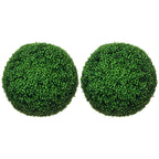 2er-Set Buchsbaumkugel, K¨¹nstliche Pflanzen, Zimmerpflanze mit UV-Schutz, Deko-Pflanze, f¨¹r Indoor, Outdoor, Gr¨¹n