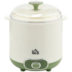 Joghurtbereiter, 1,5 L Joghurtmaschine mit Sieb, Deckel, 20 W Joghurt-Maker für griechischen Joghurt, für 3–5 Personen, 19,5x17,5x21,4 cm, Weiß