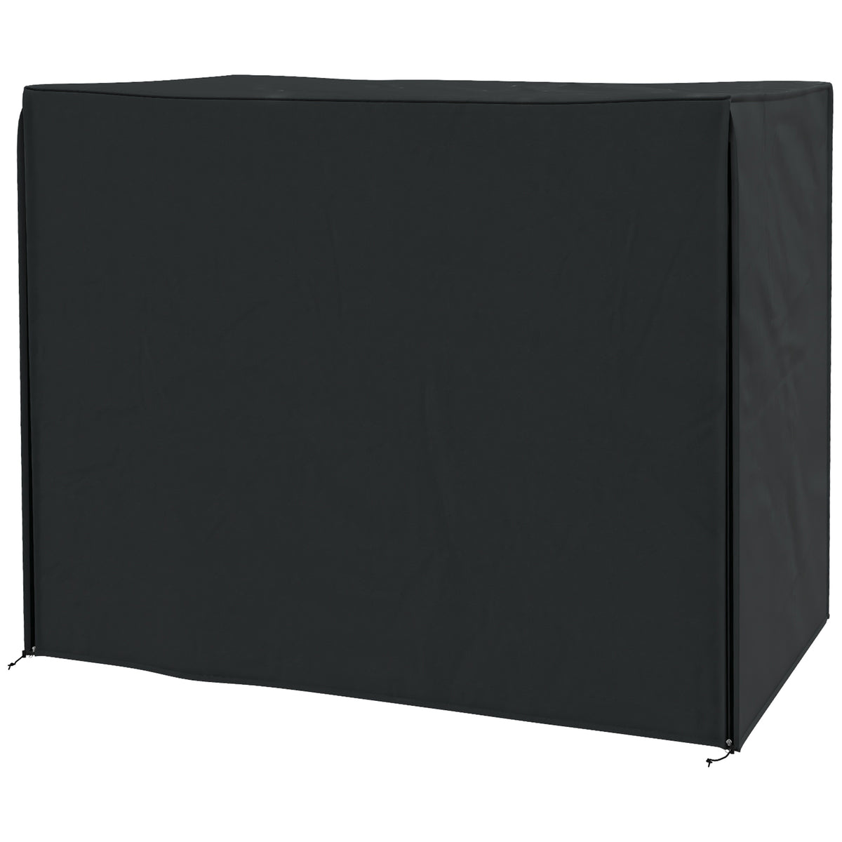 220 x 125cm Three-Seater Swing Chair Protective Cover - Black