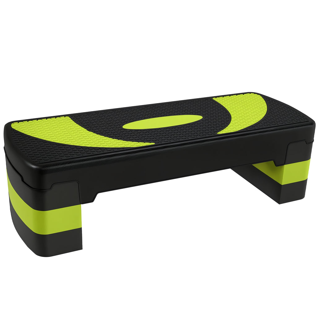 Aerobic-Stepper, h?henverstellbar, f¨¹r Indoor und Outdoor, Belastbarkeit bis 150 kg, 80 x 31 x 10-20 cm, Gr¨¹n
