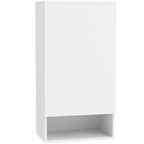 Badezimmerschrank Hängeschrank mit Tür, 40 x 27 x 77 cm Weiß