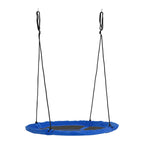 Nestschaukel, wetterfest, bis 100 kg, längenverstellbare Seile, Φ110 cm, Blau