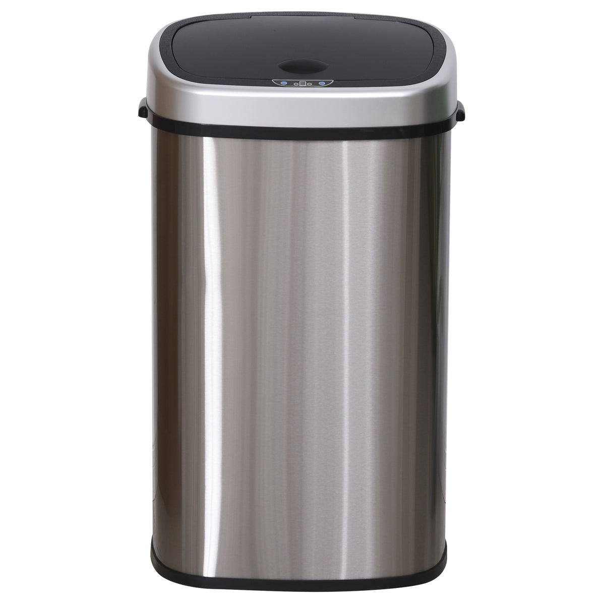  Stainless Steel Kitchen Sensor Dustbin Automatic Touchless Rubbish Garbage Waste Bin 58L Silver