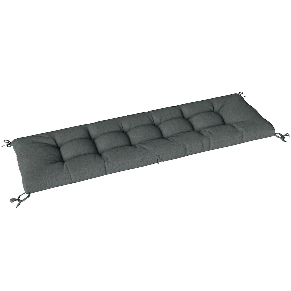 Palettenkissen Abnehmbar Sitzkissen mit Befestigungsbändern Palettenpolster für die meisten Liegen 198x65x13cm Dunkelgrau