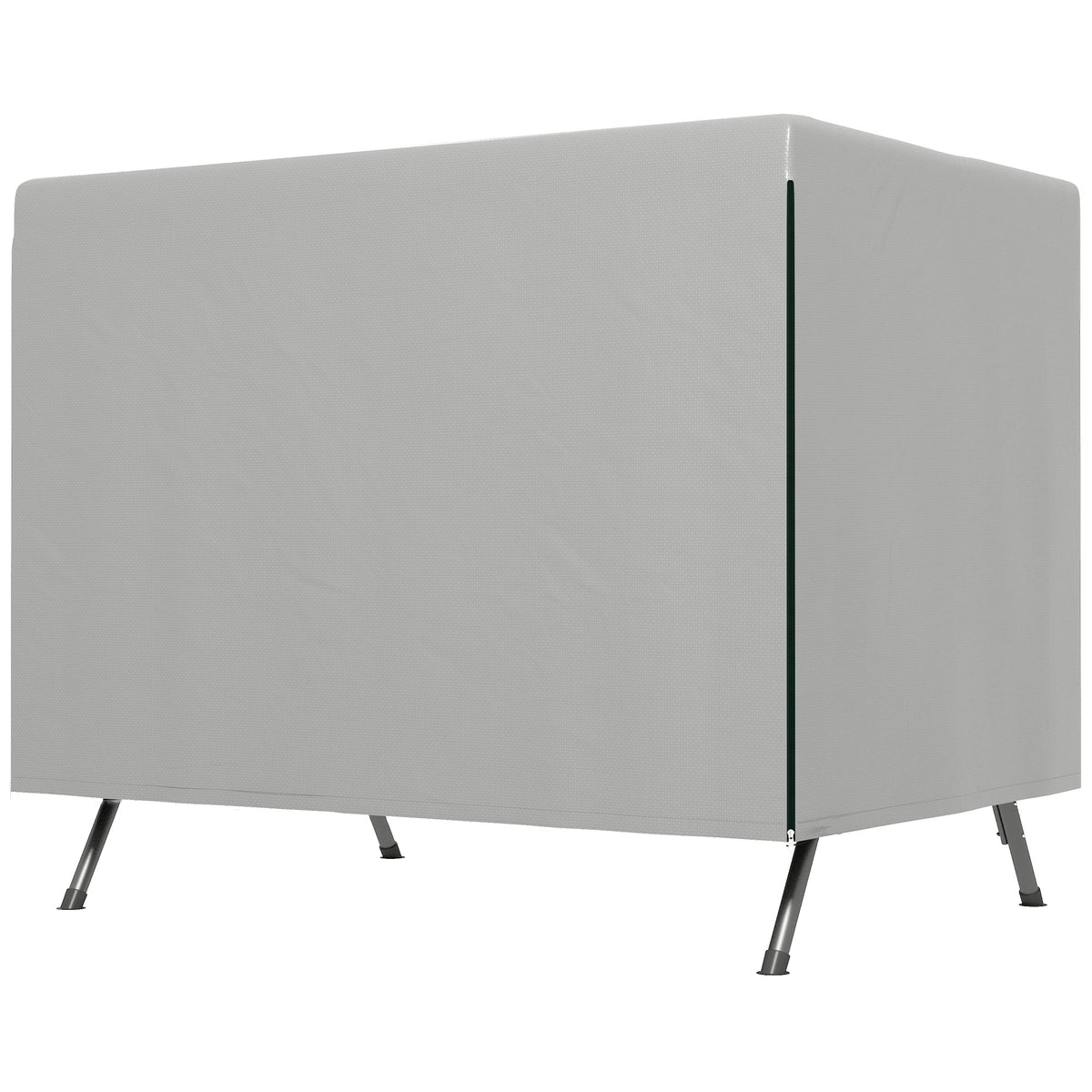 Gartenmöbelabdeckung Abdeckung Schutzhülle für Outdoor-Möbel, 215 cm x 155 cm x 150 cm, Grau