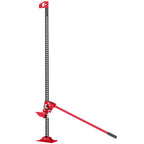 Farm Jack Wagenheber 135 cm 3000 kg Tragkraft Offroad Stockwinde aus Stahl Rot+Schwarz