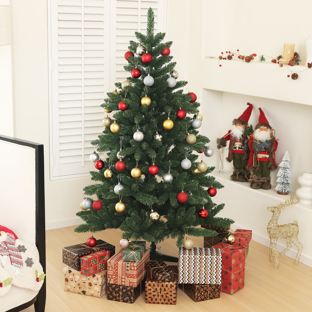 Weihnachtsbaum, Nordmanntanne, naturgetreu, breit & üppig, 150 x Φ100 cm, Grün