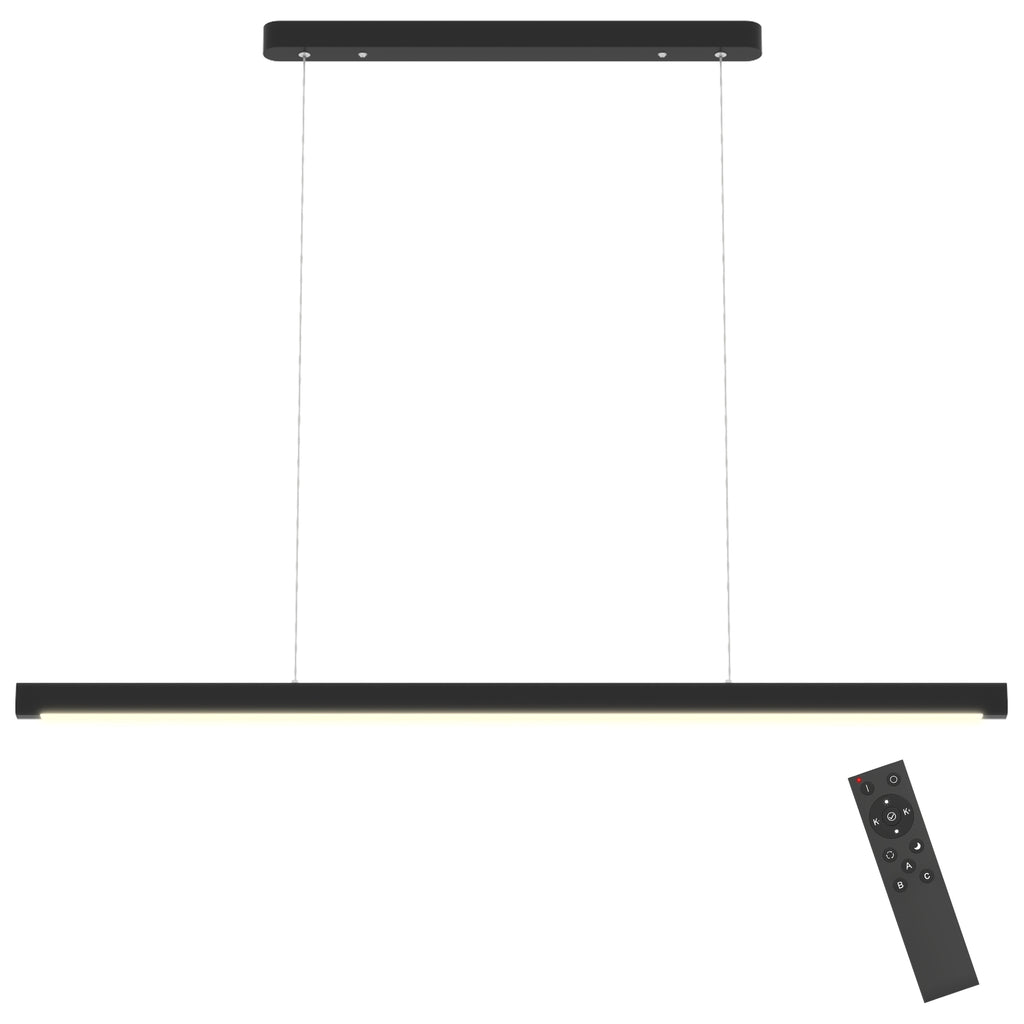 Pendelleuchte mit Fernbedienung und Speicherfunktion, Dimmbar mit einstellbaren Farbtemperaturen