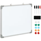 Whiteboard Magnettafel, leicht abwischbar, mit 4 Markern, 10 Magneten, 1 Radierer, 60 x 1,8 x 45cm