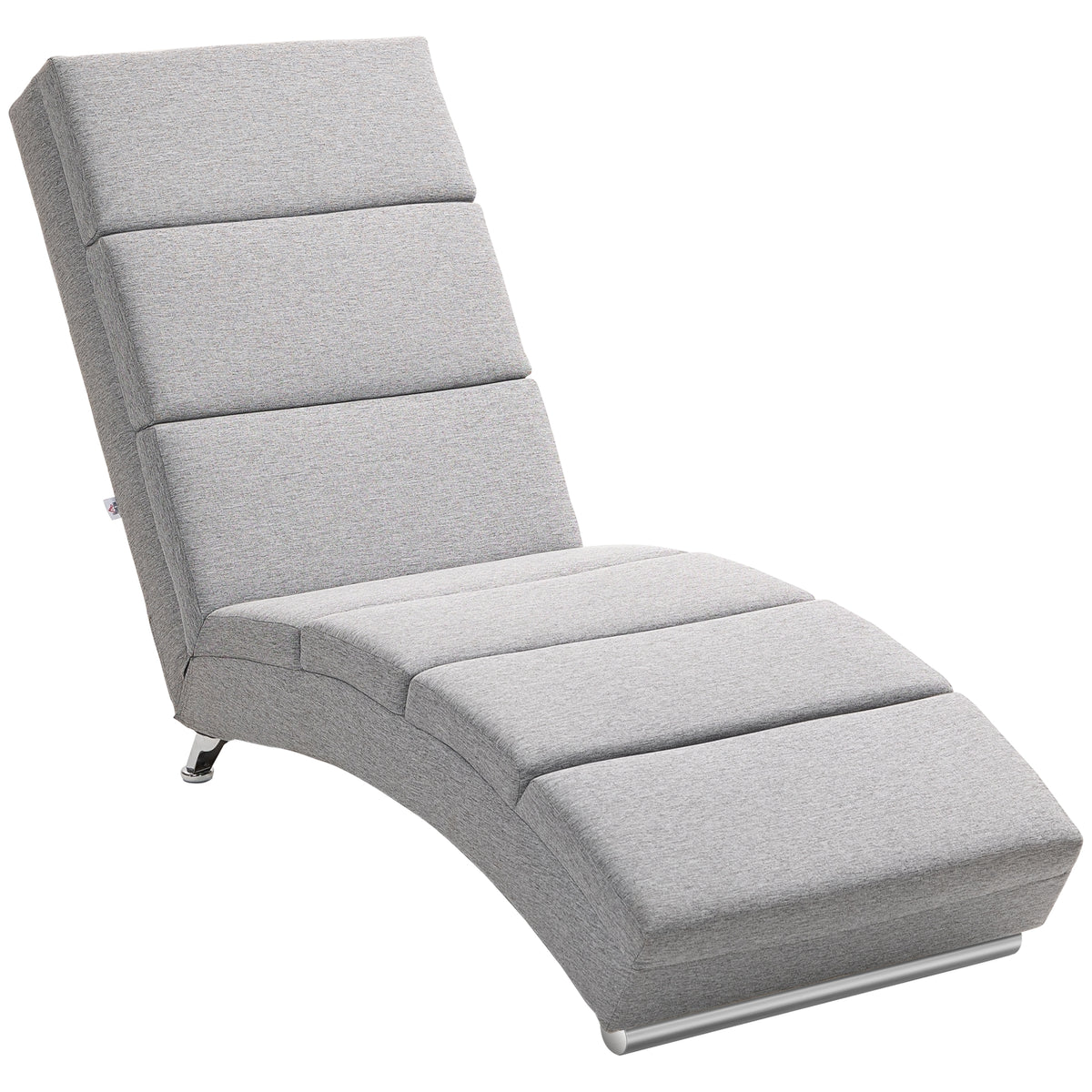 Polstersessel mit R¨¹ckenlehne, Relaxsessel mit Stahlbeinen & dicker Polsterung, f¨¹r Wohnzimmer, Schlafzimmer, Hellgrau