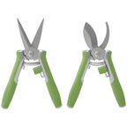 Gartenwerkzeug Set 2 St¨¹ck Garten Werkzeug aus Edelstahl Gartenger?te mit Gartenschere Astschere Gr¨¹n+Silber