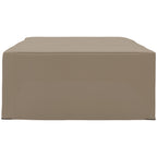 600D Oxford Patio Garden Furniture Dining Table Chair Set Cover Water Protector Waterproof Anti-UV – Beige