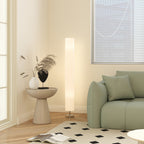 Stehlampe Wohnzimmer mit Schirm aus Polyester, 2 x E27 Fassung für Schlafzimmer 14 x 14 x 120 cm