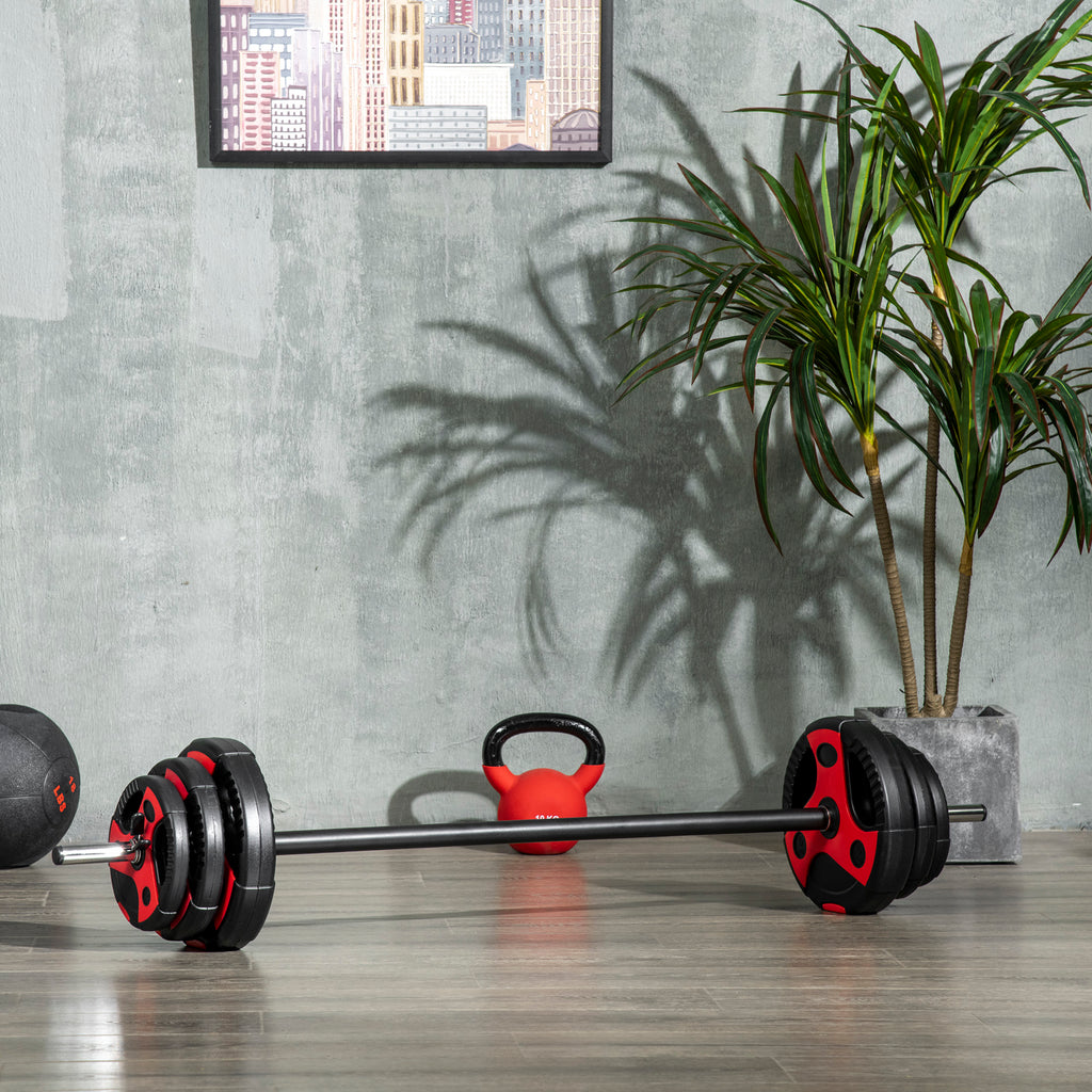 20kg Adjustable Barbell Weights Set for Home Gym, Strength Training