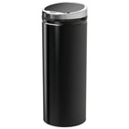 Abfalleimer mit Bewegungssensor, rostfreier Stahl, 30,5 cm x 30,5 cm x 81,5 cm, Schwarz