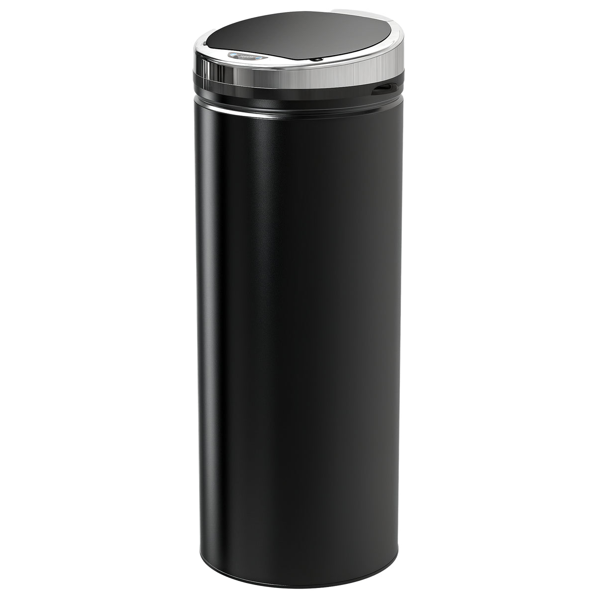 Abfalleimer mit Bewegungssensor, rostfreier Stahl, 30,5 cm x 30,5 cm x 81,5 cm, Schwarz